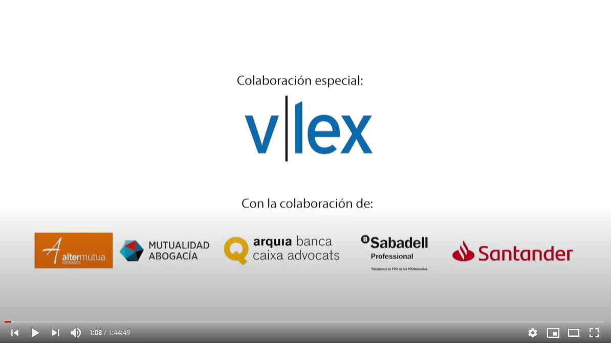 Vídeo vLex - Congreso sobre el principio de la Transparencia (18 y 19 de febrero 2021)